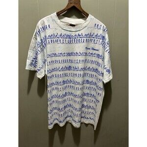 Vintage Kona Hawaii AOP Puff Paint Island Shirt Men’s One Size USA Made